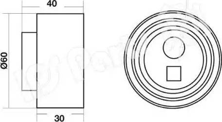 IPS Parts ITB-6817 - Natezač remena, zupčasti remen  www.molydon.hr