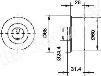 IPS Parts ITB-6344 - Natezač remena, zupčasti remen  www.molydon.hr