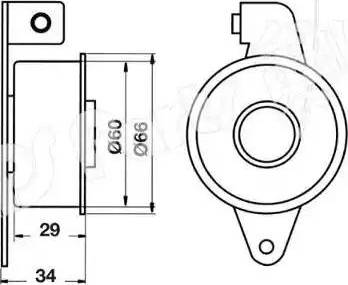 IPS Parts ITB-6340 - Natezač remena, zupčasti remen  www.molydon.hr