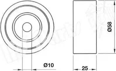 IPS Parts ITB-6343 - Natezač remena, zupčasti remen  www.molydon.hr