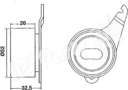 IPS Parts ITB-6304 - Natezač remena, zupčasti remen  www.molydon.hr