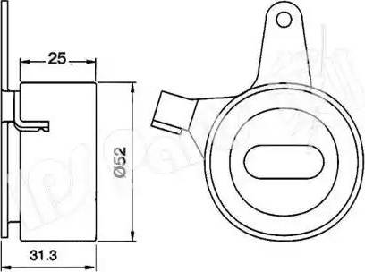 IPS Parts ITB-6301 - Natezač remena, zupčasti remen  www.molydon.hr