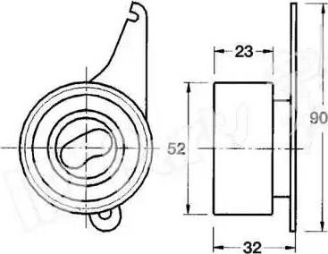 IPS Parts ITB-6303 - Natezač remena, zupčasti remen  www.molydon.hr