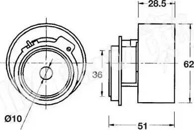 IPS Parts ITB-6311 - Natezač remena, zupčasti remen  www.molydon.hr