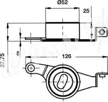 IPS Parts ITB-6339 - Natezač remena, zupčasti remen  www.molydon.hr