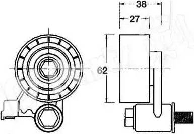 IPS Parts ITB-6329 - Natezač remena, zupčasti remen  www.molydon.hr