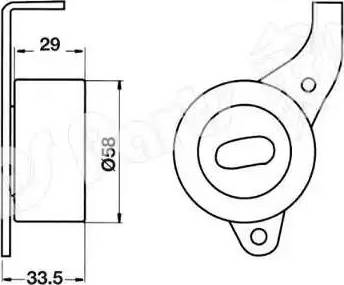 IPS Parts ITB-6244 - Natezač remena, zupčasti remen  www.molydon.hr