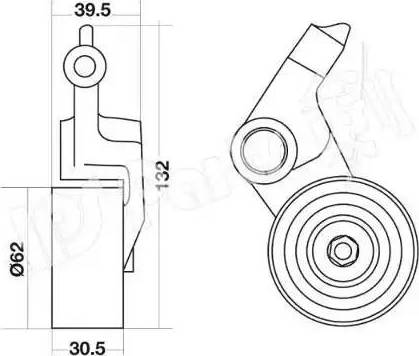 IPS Parts ITB-6242 - Natezač remena, zupčasti remen  www.molydon.hr