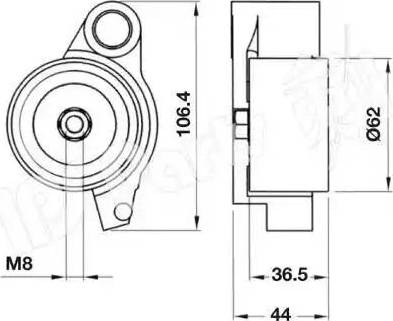 IPS Parts ITB-6250 - Natezač remena, zupčasti remen  www.molydon.hr