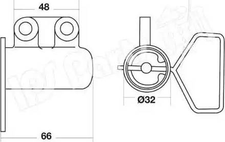 IPS Parts ITB-6257 - Natezač remena, zupčasti remen  www.molydon.hr