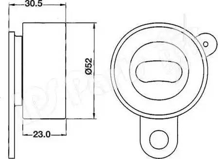 IPS Parts ITB-6208 - Natezač remena, zupčasti remen  www.molydon.hr