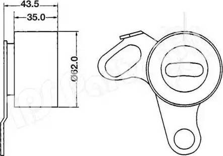 IPS Parts ITB-6202 - Natezač remena, zupčasti remen  www.molydon.hr