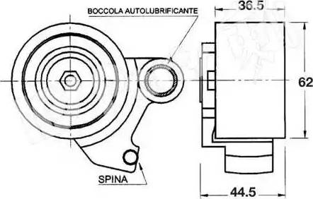 IPS Parts ITB-6212 - Natezač remena, zupčasti remen  www.molydon.hr