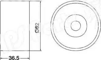 IPS Parts ITB-6223 - Natezač remena, zupčasti remen  www.molydon.hr