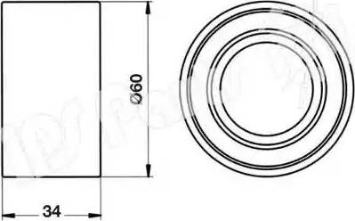 IPS Parts ITB-6709 - Natezač remena, zupčasti remen  www.molydon.hr