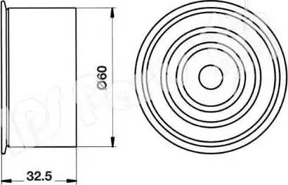 IPS Parts ITB-6708 - Natezač remena, zupčasti remen  www.molydon.hr