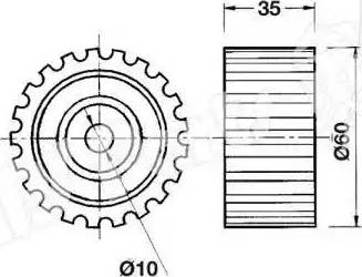 IPS Parts ITB-6702 - Natezač remena, zupčasti remen  www.molydon.hr