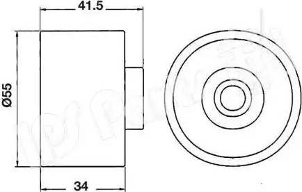 IPS Parts ITB-6K02 - Natezač remena, zupčasti remen  www.molydon.hr