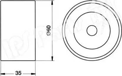 IPS Parts ITB-6K32 - Natezač remena, zupčasti remen  www.molydon.hr