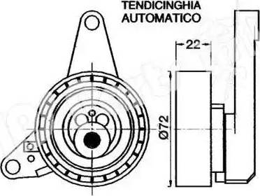 IPS Parts ITB-6W03 - Natezač remena, zupčasti remen  www.molydon.hr