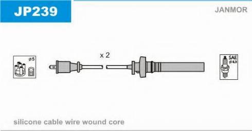 Janmor JP239 - Set kablova za paljenje www.molydon.hr