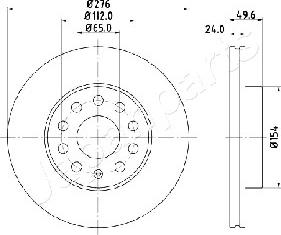 Japanparts DI-0941 - Kočioni disk www.molydon.hr