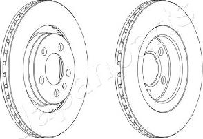 Japanparts DI-0905 - Kočioni disk www.molydon.hr