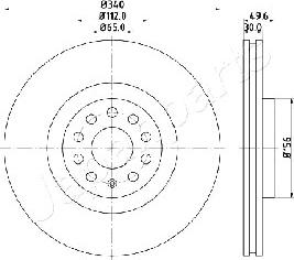 Japanparts DI-0907 - Kočioni disk www.molydon.hr