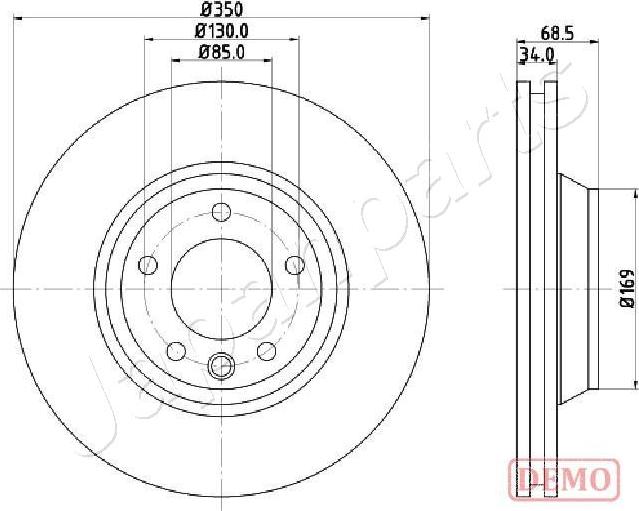 Japanparts DI-0931C - Kočioni disk www.molydon.hr