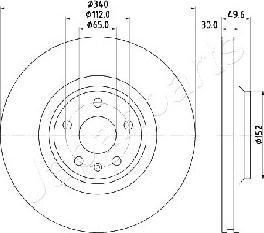 Japanparts DI-0932 - Kočioni disk www.molydon.hr