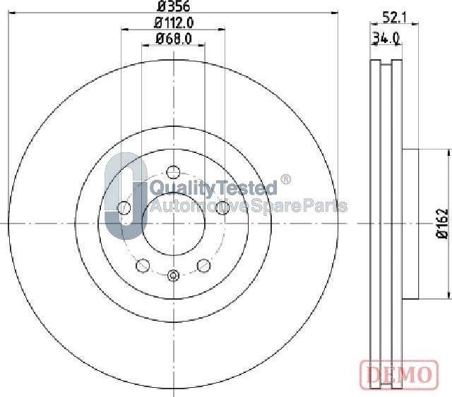 Japanparts DI0929JM - Kočioni disk www.molydon.hr