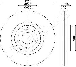 Japanparts DI-0926 - Kočioni disk www.molydon.hr