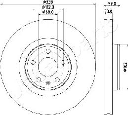 Japanparts DI-0920 - Kočioni disk www.molydon.hr