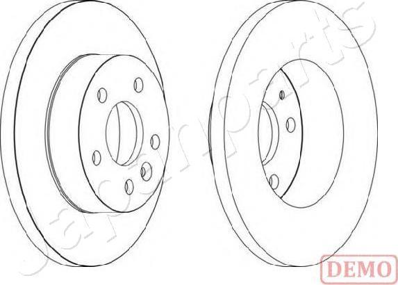 Japanparts DI-056C - Kočioni disk www.molydon.hr