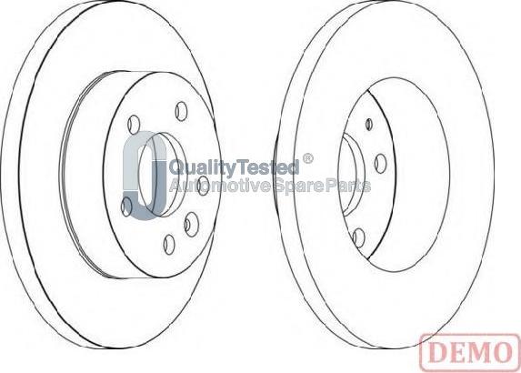 Japanparts DI056JM - Kočioni disk www.molydon.hr