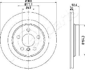 Japanparts DP-0106 - Kočioni disk www.molydon.hr