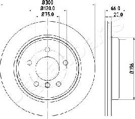 Japanparts DP-0114 - Kočioni disk www.molydon.hr