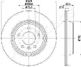 Japanparts DP-0110 - Kočioni disk www.molydon.hr