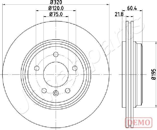 Japanparts DP-0113C - Kočioni disk www.molydon.hr