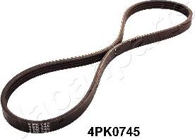 Japanparts DV-4PK0745 - Klinasti rebrasti remen  www.molydon.hr