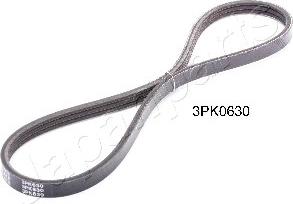 Japanparts DV-3PK0630 - Klinasti rebrasti remen  www.molydon.hr