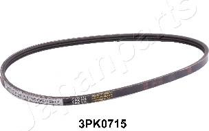 Japanparts DV-3PK0715 - Klinasti rebrasti remen  www.molydon.hr