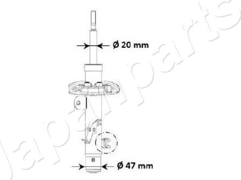 Japanparts MM-00940 - Amortizer www.molydon.hr