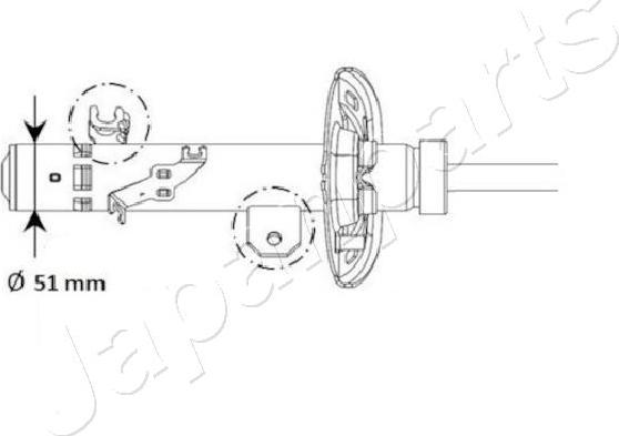 Japanparts MM-01130 - Amortizer www.molydon.hr