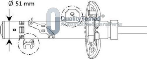 Japanparts MQ-01131 - Amortizer www.molydon.hr