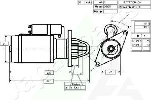 Japanparts MTC959 - Starter www.molydon.hr