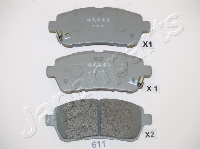 Japanparts PA-611AF - Komplet Pločica, disk-kočnica www.molydon.hr