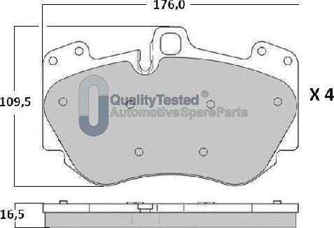 Japanparts PA0919JM - Komplet Pločica, disk-kočnica www.molydon.hr