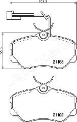 Japanparts PA-0218AF - Komplet Pločica, disk-kočnica www.molydon.hr