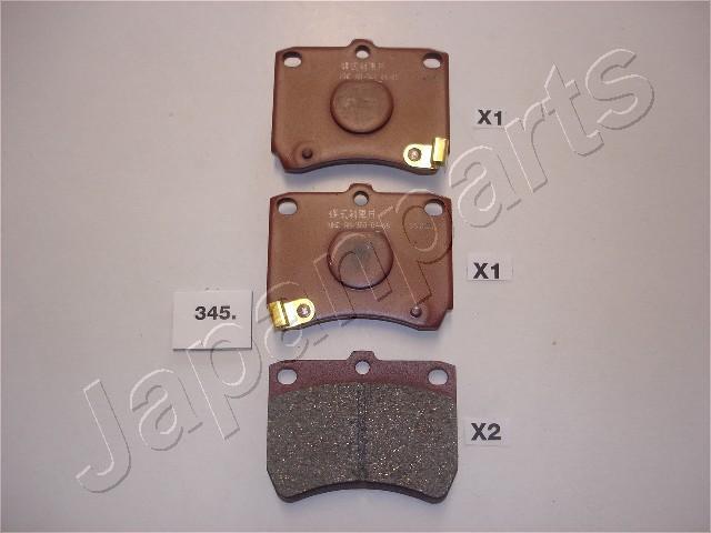 Japanparts PA-345AF - Komplet Pločica, disk-kočnica www.molydon.hr